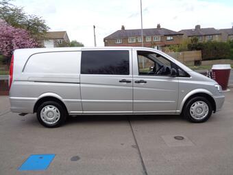 2014 MERCEDES VITO 2.1 116 CDI DUALINER SPORT PANEL VAN 5DR DIESEL MANUAL L3 184... photo