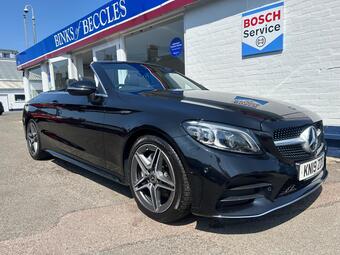 Mercedes-Benz C Class Convertible 2.0 C220d AMG Line (Premium) Cabriolet G-Tronic+ Euro 6 (s/s) 2dr