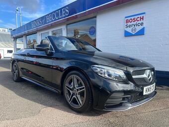 Mercedes-Benz C Class Convertible 2.0 C220d AMG Line (Premium) Cabriolet G-Tronic+ Euro 6 (s/s) 2dr