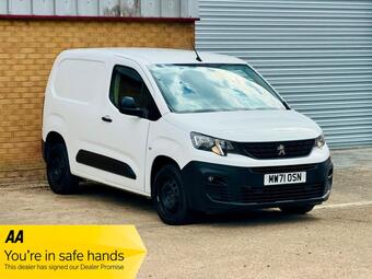 Peugeot Partner Panel Van 1.5 BlueHDi 1000 Professional Premium Standard Panel Van SWB Euro 6 5dr