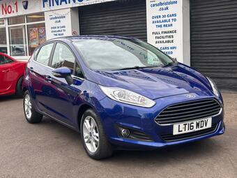 2016 FORD POPULAR FORD FIESTA 1.0T ECOBOOST ZETEC EURO 6 FINISHED IN METALLIC BLUE............COMES WITH... photo