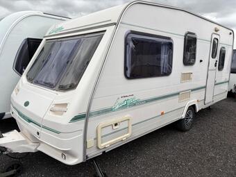 Sterling Europa Tourer 500 lightweight fixed bed/ dinette service starter pack new tyres