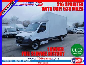 Mercedes-Benz Sprinter Luton 2.1 316 L3 RWD LUTON WITH TAIL LIFT