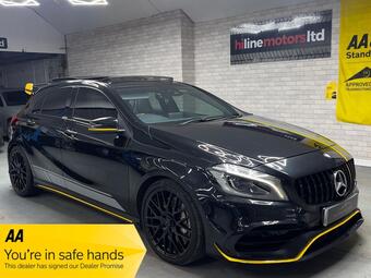 2017 Mercedes-Benz A Class 2.0 A45 AMG Yellow Night Edition SpdS DCT 4MATIC Euro 6 (s/s) 5dr 28 Photos photo