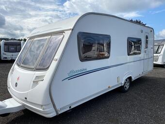 Sterling Europa Tourer 540 fixed bunks awning service starter pack vgc