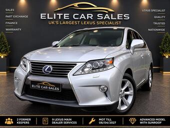 Lexus RX SUV 3.5 450h V6 Advance CVT 4WD Euro 6 (s/s) 5dr (Sunroof)