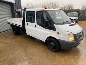Used Ford Transit Dropside 2.2 Tdci 350 Double Cab Dropside Truck Rwd L 4dr  (Euro 5, Extended Frame, Lwb) in Peterborough | Vansalespeterborough.Com