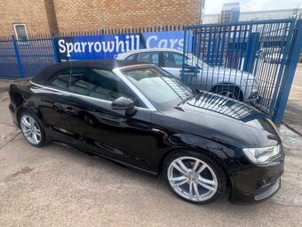 Audi A3 Cabriolet 2.0 TDI S line S Tronic Auto 6Spd Euro 6 (s/s) 2dr