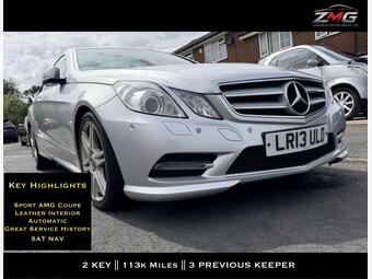 Mercedes-Benz E CLASS 2.1 E220 CDI BlueEfficiency Sport G-Tronic+ Euro 5 (s/s) 2dr