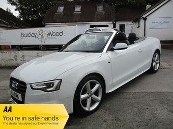 Audi A5 Cabriolet Convertible 2.0 TDI S line Multitronic Euro 5 (s/s) 2dr