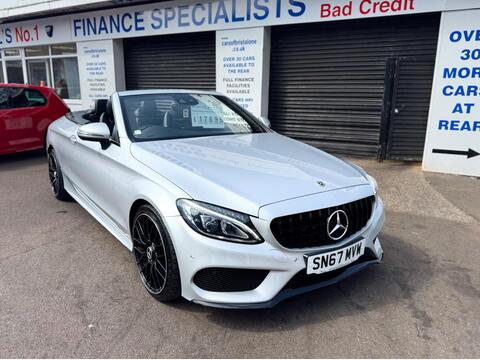 Mercedes-Benz C Class Convertible 2.1 C220d AMG Line Cabriolet G-Tronic+ Euro 6 (s/s) 2dr