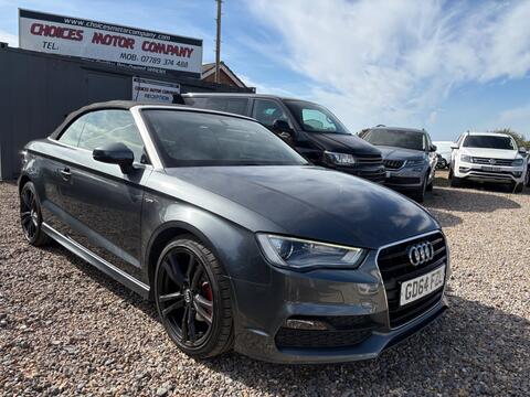 Audi A3 Cabriolet Convertible 1.4 TFSI CoD S line Euro 6 (s/s) 2dr