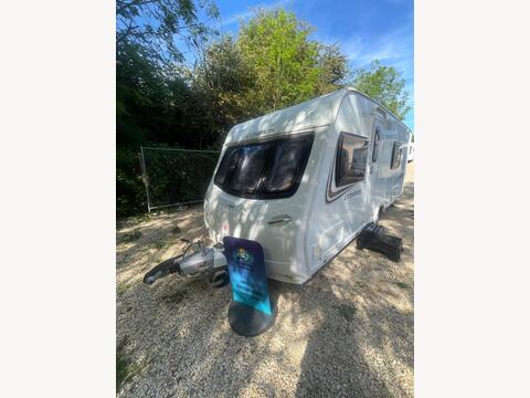 Lunar Cosmos Trailer Tent 12 months warranty, fully habitation checked, four berth fixed bed, full starter pack