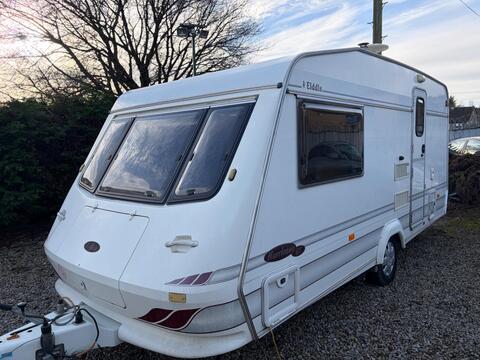 Elddis Hurricane Tourer GT motor mover awning recent service trade sale new tyres starter pack vgc