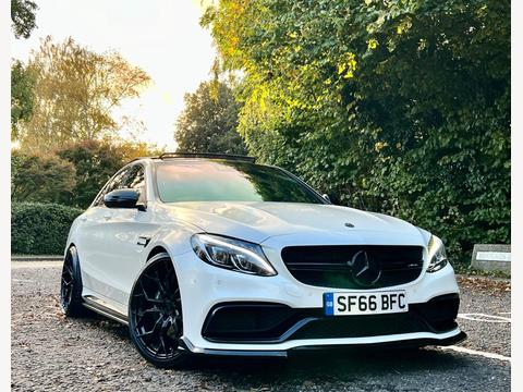 Mercedes-Benz C Class Saloon 4.0 C63 V8 BiTurbo AMG (Premium) SpdS MCT Euro 6 (s/s) 4dr