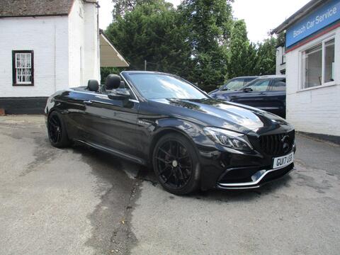 Mercedes-Benz C Class Convertible 4.0 C63 V8 BiTurbo AMG (Premium) Cabriolet SpdS MCT Euro 6 (s/s) 2dr