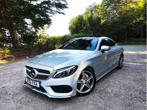 Mercedes-Benz C Class Coupe 2.1 C220d AMG Line (Premium Plus) G-Tronic+ Euro 6 (s/s) 2dr