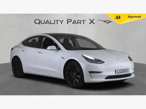 Tesla Model 3 Saloon (Dual Motor) Performance Auto 4WDE 4dr (Performance Upgrade)