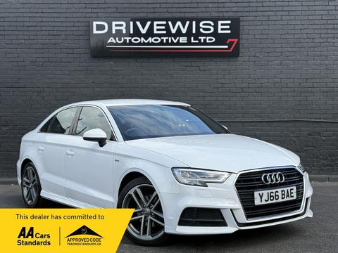 Audi A3 Saloon 2.0 TDI S line S Tronic Auto 6Spd Euro 6 (s/s) 4dr