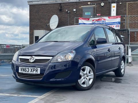 Vauxhall Zafira MPV 1.6 16V Exclusiv Euro 5 5dr