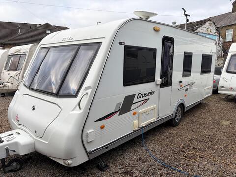 Elddis Crusader Aurora Tourer Fixed bed motor mover awning starter pack service vgc
