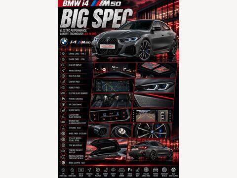 BMW i4 M50 83.9kWh Gran Coupe Auto 4WD 5dr