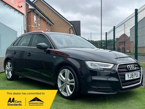 Audi A3 Hatchback 1.5 TFSI CoD S line Sportback S Tronic Euro 6 (s/s) 5dr