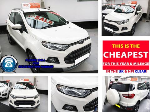 Ford EcoSport SUV 1.0T EcoBoost Titanium 2WD Euro 5 (s/s) 5dr