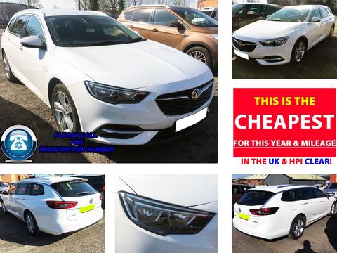 Vauxhall Insignia Estate 1.6 Turbo D ecoTEC BlueInjection Tech Line Nav Sports Tourer Euro 6 (s/s) 5dr