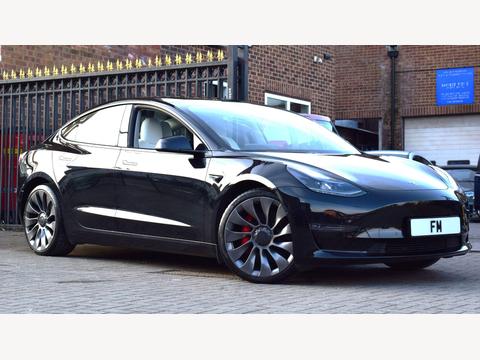 Tesla Model 3 Saloon (Dual Motor) Performance Auto 4WDE 4dr (Performance Upgrade)