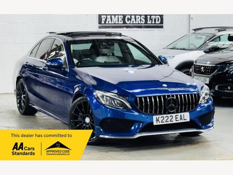 Mercedes-Benz C Class Saloon 2.1 C300dh AMG Line (Premium Plus) G-Tronic+ Euro 6 (s/s) 4dr