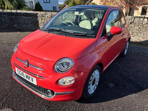Fiat 500 Hatchback 1.2 Lounge Euro 6 (s/s) 3dr