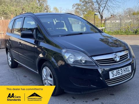 Vauxhall Zafira MPV 1.8 16V Exclusiv Euro 5 5dr (SNav)