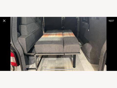 Volkswagen Transporter Panel Van CAMPER STYLE DAY VAN FOLD AWAY BED