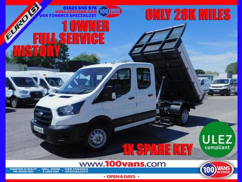 Ford Transit Tipper 2.0 350 EcoBlue Leader RWD L3 Euro 6 (s/s) 4dr (1-Way, 1-Stop)
