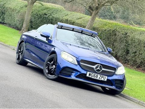 Mercedes-Benz C Class Convertible 1.5 C200 MHEV AMG Line (Premium Plus) Cabriolet G-Tronic+ Euro 6 (s/s) 2dr