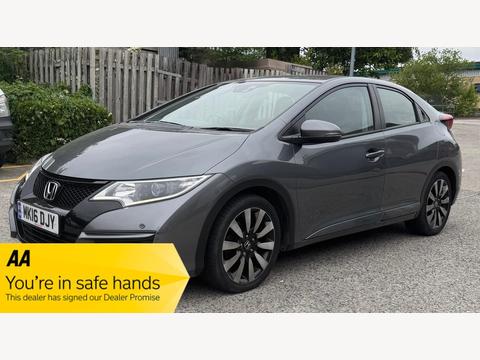 Honda Civic Hatchback 1.8 i-VTEC SE Plus (Navi) Auto Euro 6 5dr