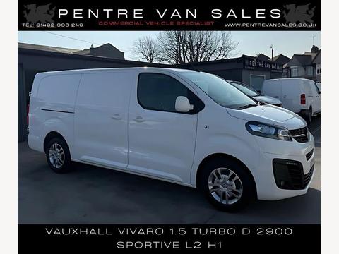 Vauxhall Vivaro Panel Van 1.5 Turbo D 2900 Sportive L2 H1 Euro 6 (s/s) 5dr