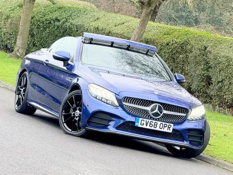 Mercedes-Benz C Class Convertible 1.5 C200 MHEV AMG Line Cabriolet G-Tronic+ Euro 6 (s/s) 2dr