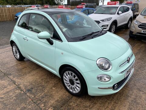 Fiat 500 Hatchback 1.2 Lounge Euro 6 (s/s) 3dr