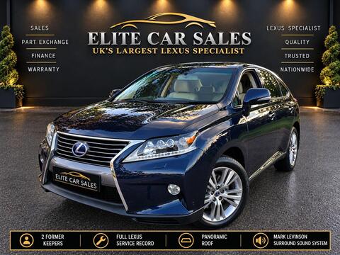 Lexus RX SUV 3.5 450h V6 Advance CVT 4WD Euro 5 (s/s) 5dr (Sunroof)