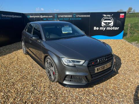 Audi S3 Hatchback 2.0 TFSI Black Edition Sportback S Tronic quattro Euro 6 (s/s) 5dr
