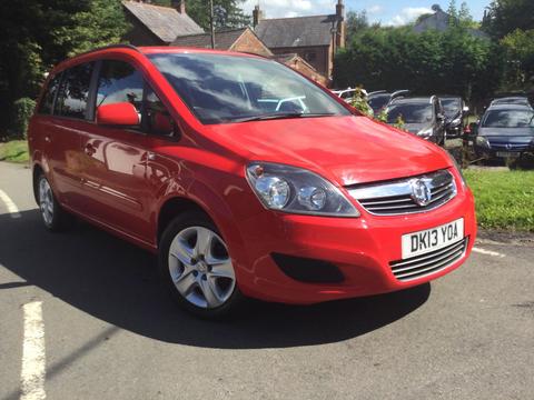 Vauxhall Zafira MPV 1.6 16V Exclusiv Euro 5 5dr