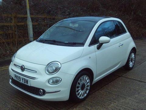 Fiat 500 Hatchback 1.2 Lounge Euro 6 (s/s) 3dr