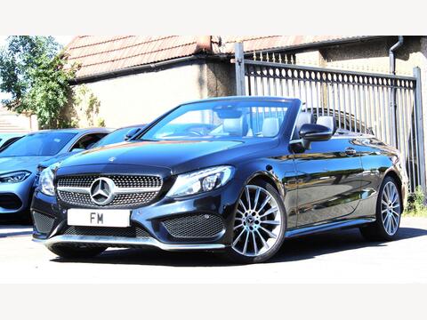 Mercedes-Benz C Class Convertible 2.0 C200 AMG Line Cabriolet G-Tronic+ Euro 6 (s/s) 2dr