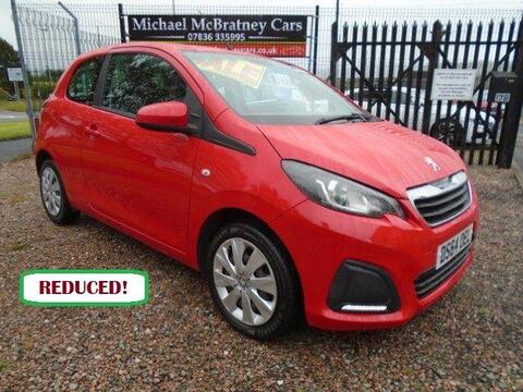 Peugeot 108 Hatchback 1.0 VTi Active Euro 5 3dr Euro 5