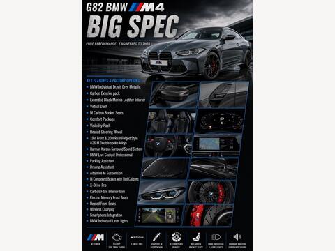 BMW M4 3.0 BiTurbo Competition Steptronic M xDrive Euro 6 (s/s) 2dr
