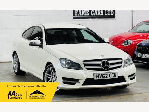 Mercedes-Benz C Class Coupe 1.6 C180 BlueEfficiency AMG Sport Plus G-Tronic+ Euro 5 (s/s) 2dr