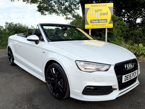 Audi A3 Cabriolet Convertible 2.0 TDI S line Euro 6 (s/s) 2dr