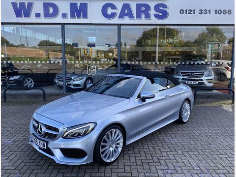 Mercedes-Benz C Class Convertible 2.1 C220d AMG Line Cabriolet G-Tronic+ Euro 6 (s/s) 2dr